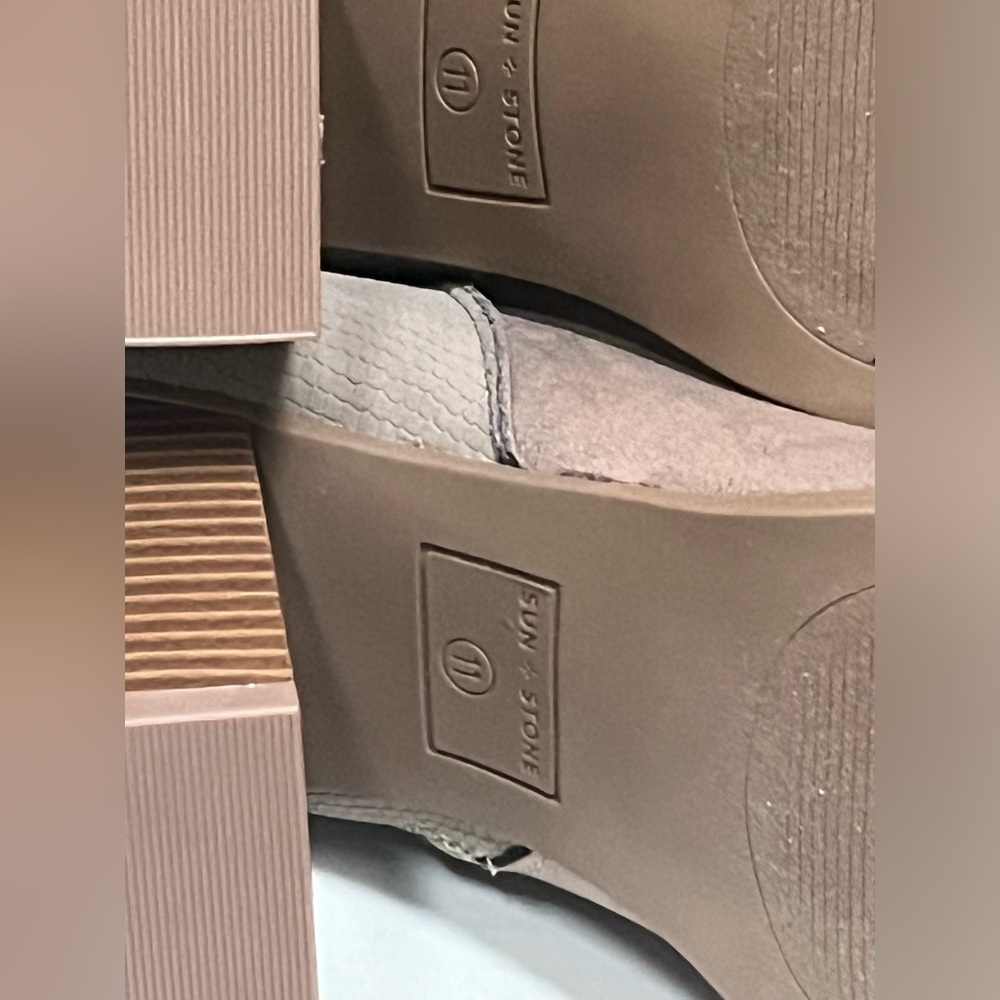 NWT Sun + Stone Women’s Gracey Faux Suede Booties - Picture 12 of 12